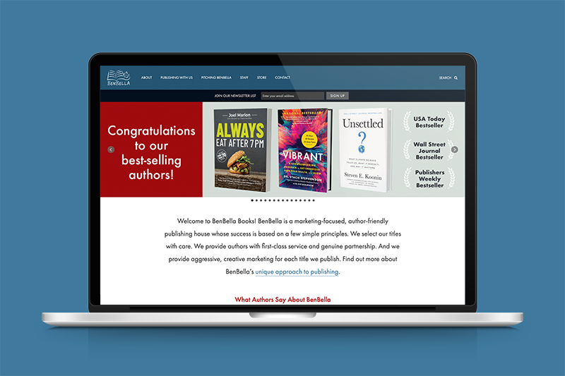 BenBella Books Website