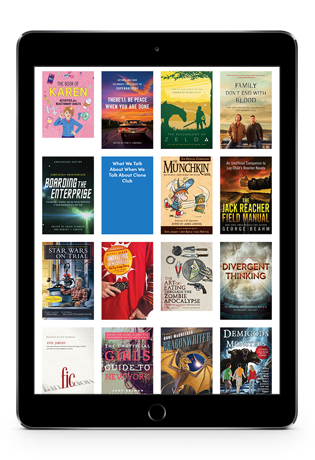 SmartPop Books Page on Tablet